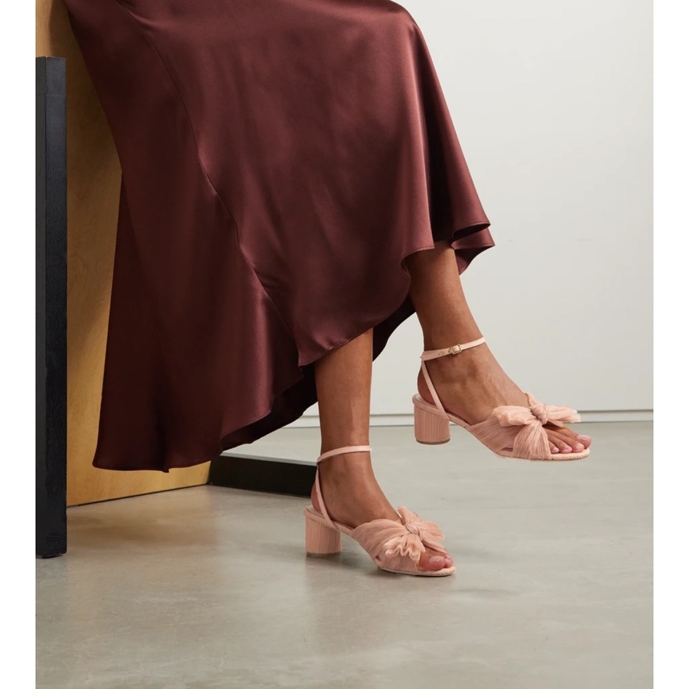 Loeffler Randall | Dusty Pink Dahlia Heel